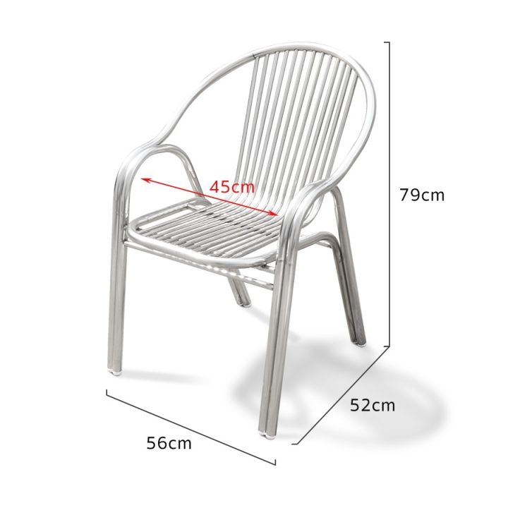 เก้าอี้-เก้าอี้สแตนเลส-สูง-45-ซม-เก้าอี้เหล็ก-เก้าอี้ขาเหล็ก-เก้าอี้พิง-เก้าอี้สวน-สแตนเลส-stainless-chair-houselife