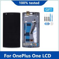 จอแสดงผลเดิม5.5 "; สำหรับ O Neplus หนึ่ง A0001จอแสดงผล LCD Touch Screen Digitizer เปลี่ยนสำหรับ O Neplus 1จอแอลซีดีที่มีกรอบ