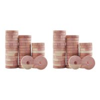 80 Packs Aromatic Cedar Blocks for Clothes Storage,Natural Cedar Wooden Rings for Hangers,Closet Storage and Drawers