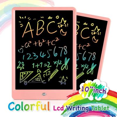จอแอลซีดีแท็บเล็ตการเขียน 10 นิ้ว, กระดานวาดภาพ MagneticBoard สีสันสดใส, ErasableWriting Pad, กระดานเขียนเพื่อการศึกษาสำหรับเด็กและผู้ใหญ่