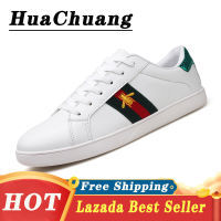 HUACHUANG ผู้ชายรองเท้าผู้หญิง Low-Top รองเท้าผ้าใบผู้ชาย Low-Top รองเท้าผ้าใบผู้หญิงรองเท้าเกาหลีผู้หญิงรองเท้าลำลองผู้ชาย