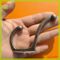 Canli 1pcs VINTAGE Bronze Wall Hook Coat BAG หมวกแขวนเสื้อคลุมตะขอแขวนผนัง