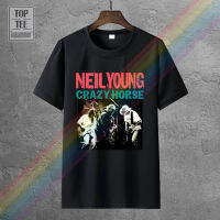 2023 NEWNeil Young Crazy Horse T เสื้อ Vintage Concert R Rock Band ขนาด S ถึง2Xl ใหม่แฟชั่นบุรุษแขนสั้นผ้าฝ้าย T เสื้อ