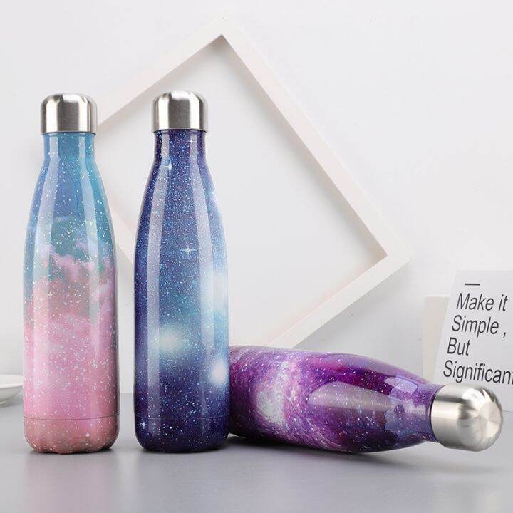 water-bottle-stainless-steel-vacuum-insulated-bottle-thermal-sport-cold-hot-cup-creative-mug-starry-sky-cup-500ml-logo-custom