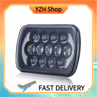 ร้าน YZH Shop ไฟหน้าทรงเหลี่ยมสว่างที่สุด105W 5X7นิ้ว7X6นิ้วไฟ Led Ip67กันน้ำใช้ได้กับรถบรรทุก Jk Cherokee