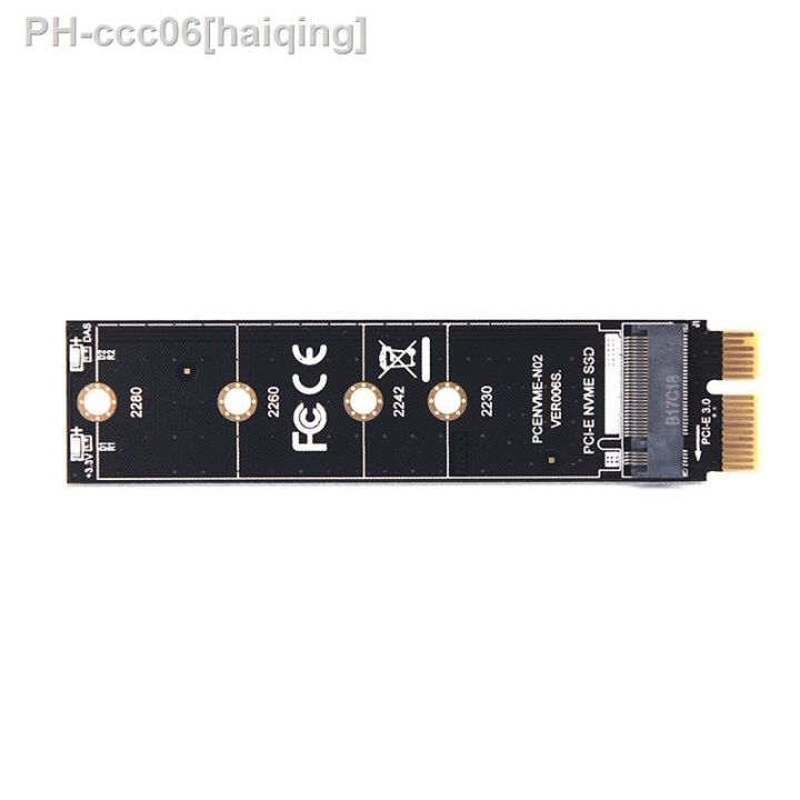 ♠ Pcie To M2 Adapter Nvme Ssd M2 Pcie X1 Raiser Pci E Pci Express M Key Connector Supports 2230 6543