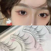 5 Pairs Air False Eyelashes Comic Eye Japanese Fake Eye Lashes Extension Clear Band Natural Nude Makeup