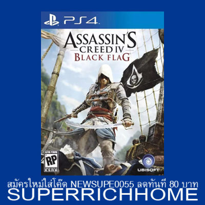 PlayStation 4 : Assassins Creed iv Black Flag (Zone3) (ENG) (PS4 Game) (แผ่นเกมส์ PS4) แผ่นแท้มือ1!!!