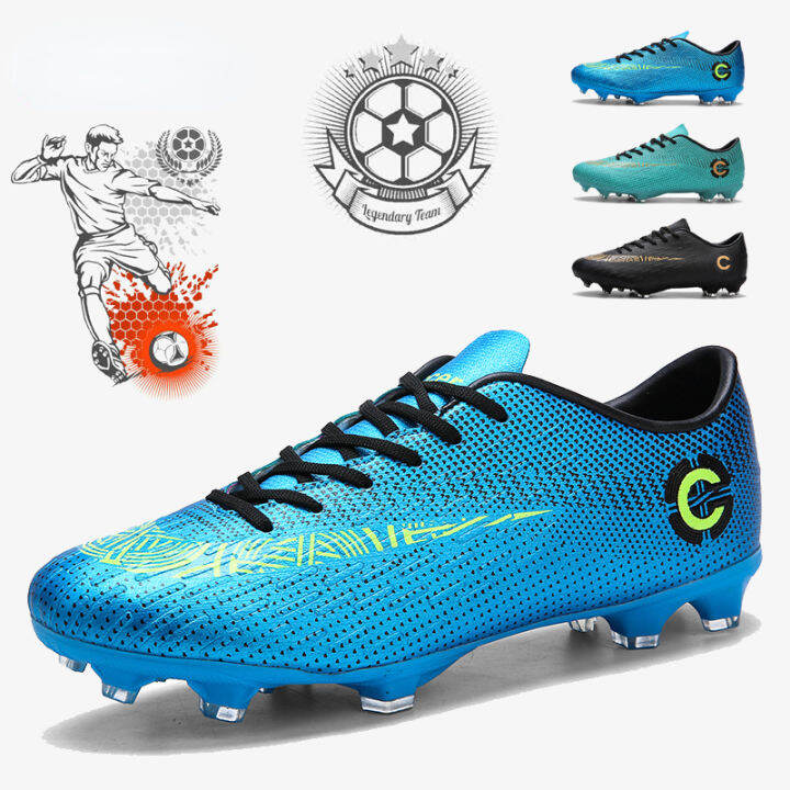 WUCHU 【Ready Stock】Starter Football Boots for Adults and Boys Stud
