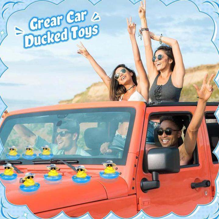 mini-rubber-ducks-suv-dashboard-yellow-rubber-duck-ducks-squeak-toy-with-mini-sun-hat-swim-ring-necklace-sunglasses-bedroom-decor-for-kid-room-child-room-trusted