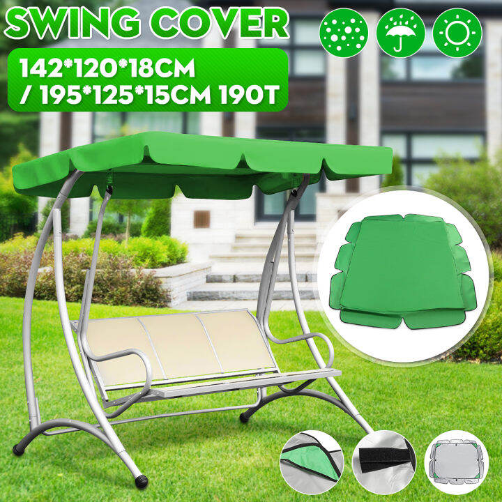 Outdoor Roof Cover Garden Waterproof Swing Canopy Seat Top Cover