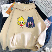 Weekly Thing Panty และถุงน่อง Hoodies Harajuku ผู้หญิง Kawaiiการ์ตูนน่ารักเสื้อ Anime แขนยาว Pullovers Streetwear