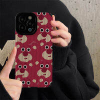 เคสโทรศัพท์การ์ตูนหมีสำหรับ iPhone 14/13/12/11 Pro Max 12 13 Mini 6 6S 7 8 Plus X XR XS Max กรอบหลังกันกระแทกแบบนิ่มเคสโทรศัพท์แฟชั่นที่สร้างสรรค์พร้อมเลนส์กล้องคลุมทั้งหมดฝาครอบป้องกัน