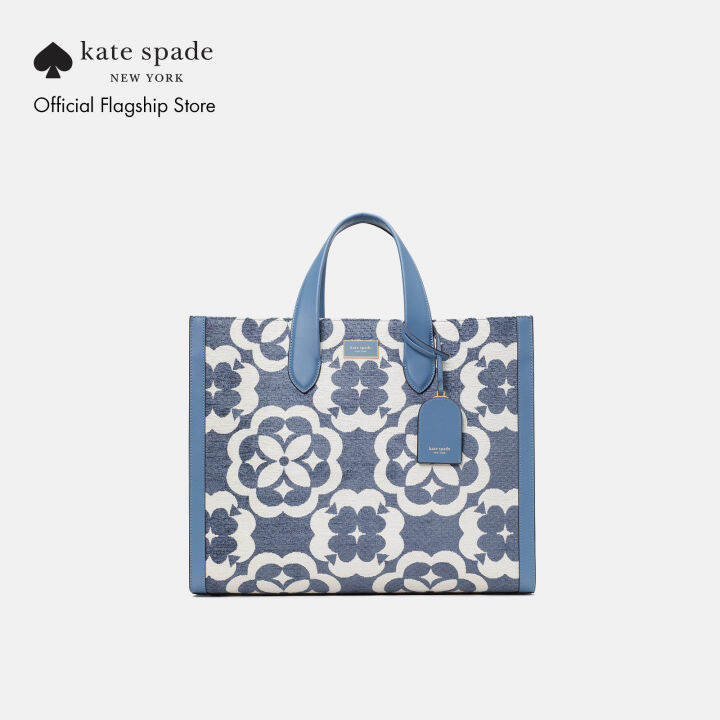 Kate Spade New York Womens Spade Flower Monogram Manhattan Chenille