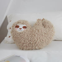 Nooer New Arrival Simulation Sloth Plush Toy Kids Doll Soft Cushion Sofa Throw Pillow Girlfriend Kids Birthday Gift Home Decor