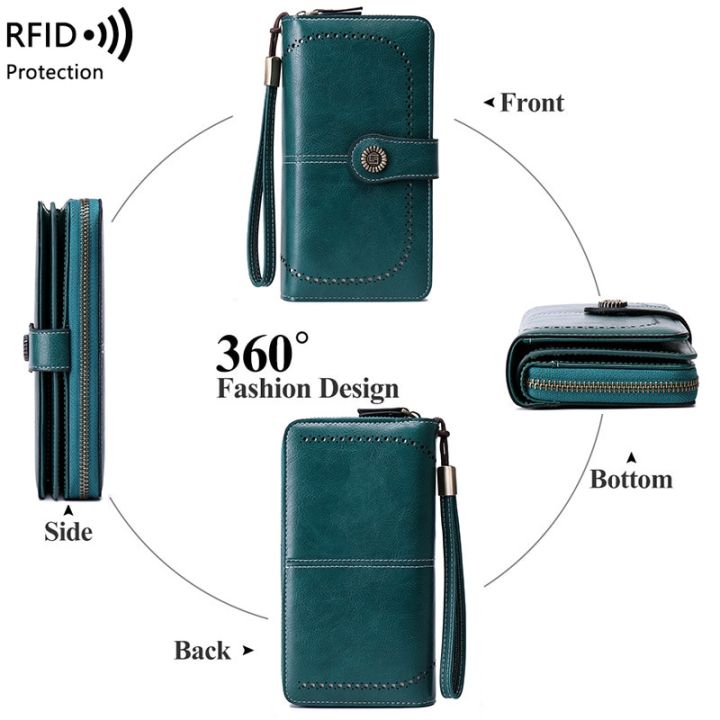 free-shipping-women-wallet-rfid-anti-theft-leather-wallets-for-woman-long-zipper-large-ladies-clutch-bag-purse-card-holder