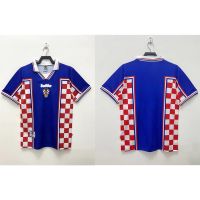 High quality [High Quality] 1998 Croatia World Cup Football Uniform Top Ready Stock Inventory S-XXL