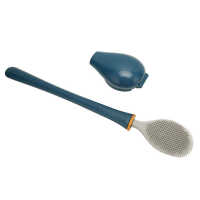 แปรงทำความสะอาดห้องน้ำ Punch Free Toilet Brush With Dust Cover For Bathroom