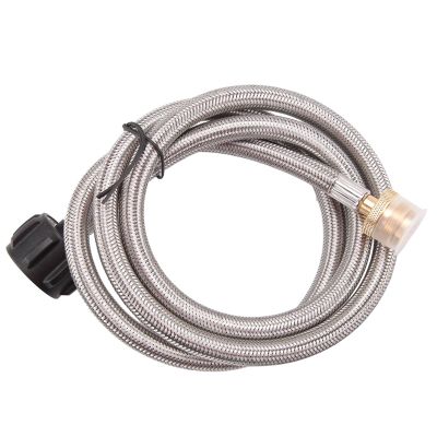 Propane Hose,5FT LP Gas Hose with Propane Adapter 1Lb to 20Lb, Propane Adapter Hose for Blackstone/Weber/Coleman Grill