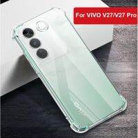 เคสโทรศัพท์แบบใสสำหรับ Vivo V29 Lite V27E V27 Pro 5G 2023เคสโปร่งใสกันกระแทกฝาครอบตัวปกป้องกล้องถ่ายรูป