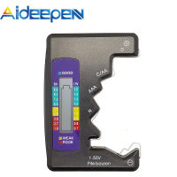 Aideepen เครื่องตรวจจับพลังงานแบตเตอรี่จอแสดงผลดิจิตอลมิเตอร์วัดแรงดันไฟฟ้า