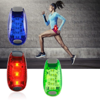 ไฟคลิปหนีบ LED หนีบติดกระเป๋าวิ่งคาดเอว เสื้อ กางเกง หมวก Running Safety Light LED (Q3)