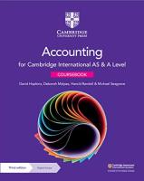 หนังสืออังกฤษใหม่ Cambridge International AS &amp; a Level Accounting Coursebook with Digital Access (2 Years) (3RD)