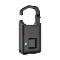 Smart Biometric Fingerprint Door Padlock USB Rechargeable Door Lock Zinc Alloy Waterproof Security Electronic Fingerprint Lock