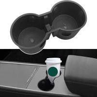 Console Cup Holder Insert for Tesla Model 3 Model Y 2022 2021,Upgrade Anti-Slip Silicone Center Consoles Cup Holder