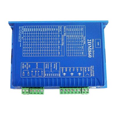 1 PCS Motor Driver 2DM860 Digital Stepper Driver 86 Stepper Motor Drive Voltage AC30-80V Parts Accessories for CNC Router Engraving Machine