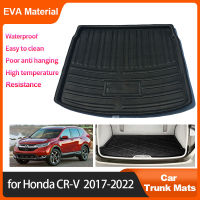 สำหรับ Honda CR-V CRV CR V 5 2021 2022-2017 2018 2019รถด้านหลังเสื่อกันน้ำป้องกัน Anti-Slip Storage Pad อุปกรณ์เสริม