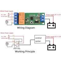 DC Motor Reverse Polarity Switch Module DC 5V 6V 9V 12V Time Adjustable Delay Relay 2A Drive Current Signal Generator Board