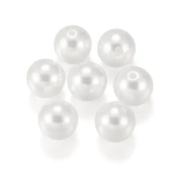 Bling World 400 Pcs Flatback Pearls,12mm Half Round Pearls for Crafts Silver Gray Flatback Half Pearl Bead for Craft DIY Jewe