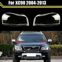 สำหรับ-วอลโว่ XC90 2004-2013หลอดไฟหน้าโป๊ะไฟแบบโปร่งใสรถยนต์ที่ครอบแว่นตาโป๊ะโคมไฟไฟหน้ากรอบครอบเลนส์