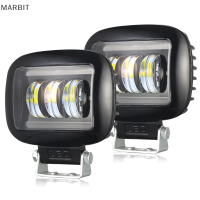 MARBIT 30W LED Car geadlight ไฟตัดหมอกสแควร์สำหรับ Auto Off Road 4x4สำหรับ JEEP SUV