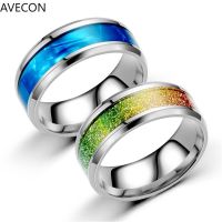 AVECON ใหม่ร้อนขายแหวนเหล็กไทเทเนียมแฟชั่นยุโรปและอเมริกาทุกการแข่งขันแหวนคู่