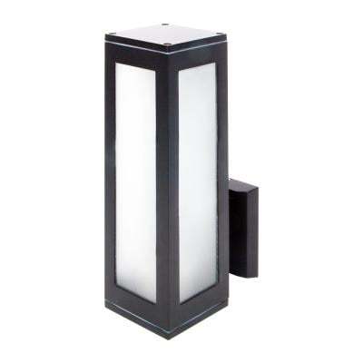 โปรโมชั่น-โคมไฟผนังภายนอกอลูมิเนียม-1xe27-luzino-รุ่น-maisie-pg4013-1-bk-สีดำ-ส่งด่วนทุกวัน