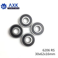 【CW】✔  6206RS ABEC-3 (1 PCS) 30x62x16 mm Deep Groove 6206-2RS Bearings 6206RZ 180206 6206 2RS EMQ