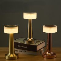 【YD】 Bar Table Lamp Bar/Coffee/Restaurant Desktop Night Rechargeable Sensor Bedroom Reading 2022