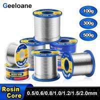 [HOT GELLXKOWOIGHIO 527] 100G 300G 500G ลวดบัดกรีดีบุก Sn 63 /Pb 37 Rosin Core เชื่อมบัดกรีลวด Reel No-Clean Flux 2 0.5/0.6/0.8/1.0/1.2/1.5/2.0มม.