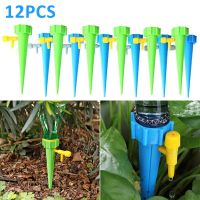 12 Pcs Automatic Watering Irrigation Device Drip Spikes Garden Plant Flower Water Drip Sprinkler for Indoor Household Home Watering Systems  Garden Ho