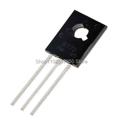 100pcs/lot B772 2SB772 PNP SILICON POWER TRANSISTOR TO-126