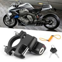 AntiTheft Universal Motorcycles Helmet Lock MultiFunctional Waterproof Fixed Lock Reminder Cable Kit with Bracket