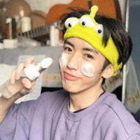 ตุ๊กตาการ์ตูนHeadband Big Eyeตกแต่งผมวงยืดหยุ่นสำหรับกีฬาและแต่งหน้าFace Wash