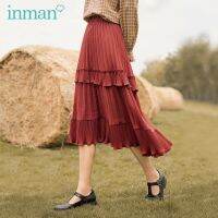 【CW】 Bottom Wear Korean Fashion Pleated A-line Skirt