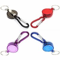 【DT】1PC Retractable Pull Keychain Badge Reel ID Lanyard Name Tag Card Holder Reels Recoil Belt Key Ring Chain Clips hot