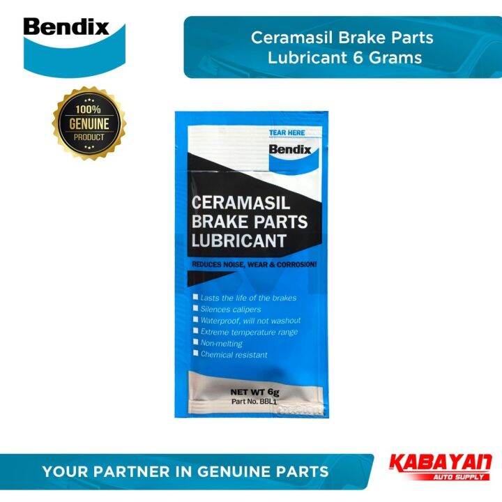 BENDIX Ceramasil Brake Parts Lubricant 6 Grams BBL10 1sachet Lazada PH
