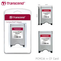 CompactFlash (Type I) Card Adapter : 68 pin PCMCIA : CF Card Adapter : TS0MCF2PC : Transcend - รับประกัน 2 ปี