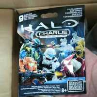 Mega Bloks Construx Halo Challenger Charlie Delta Foxtrot ตุ๊กตาขยับแขนขาได้บล็อกของเล่นในการอาคารประกอบชุดคนตาบอด