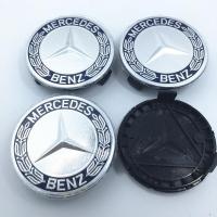 ดุมล้อรถขนาด4X75มม.,ป้ายสัญลักษณ์ขอบล้อสำหรับ Mercedes Benz A B C E M CLA CLC CLS Class W202 W210 W220 W124